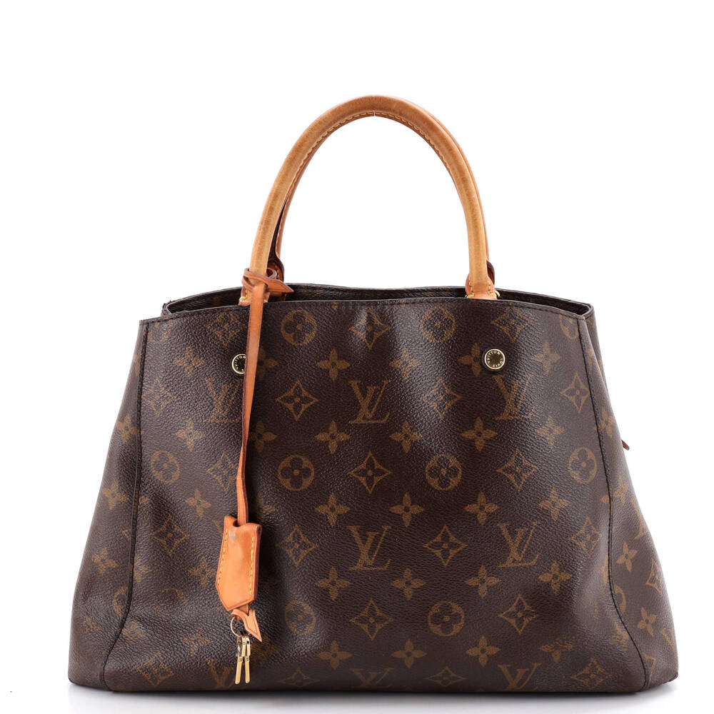 Louis Vuitton Montaigne Handbag Canvas #329802L23B